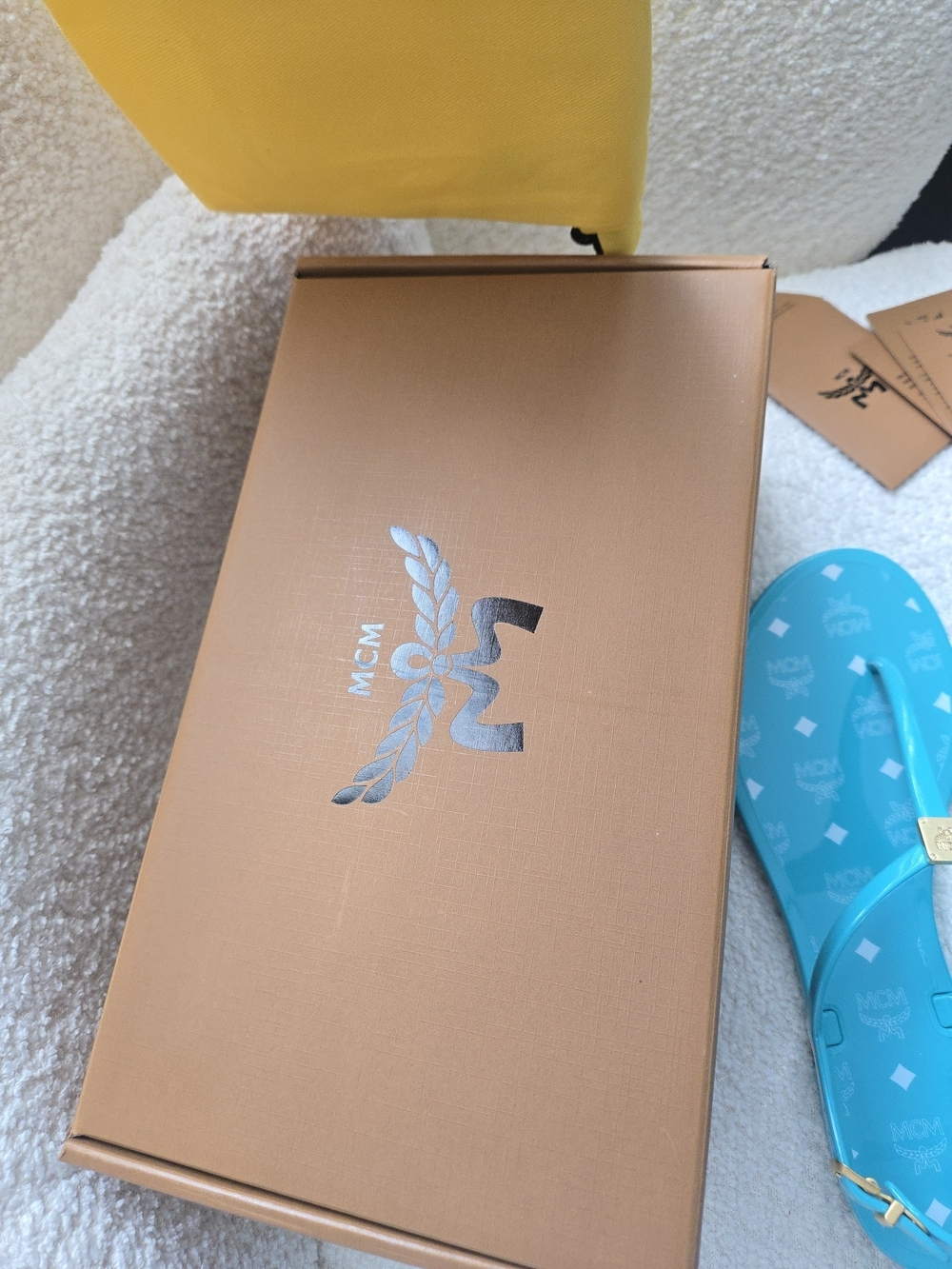 MCM Visetos Jelly Sandals – Size 39 | Brand New in Box | - Picture 12 of 14